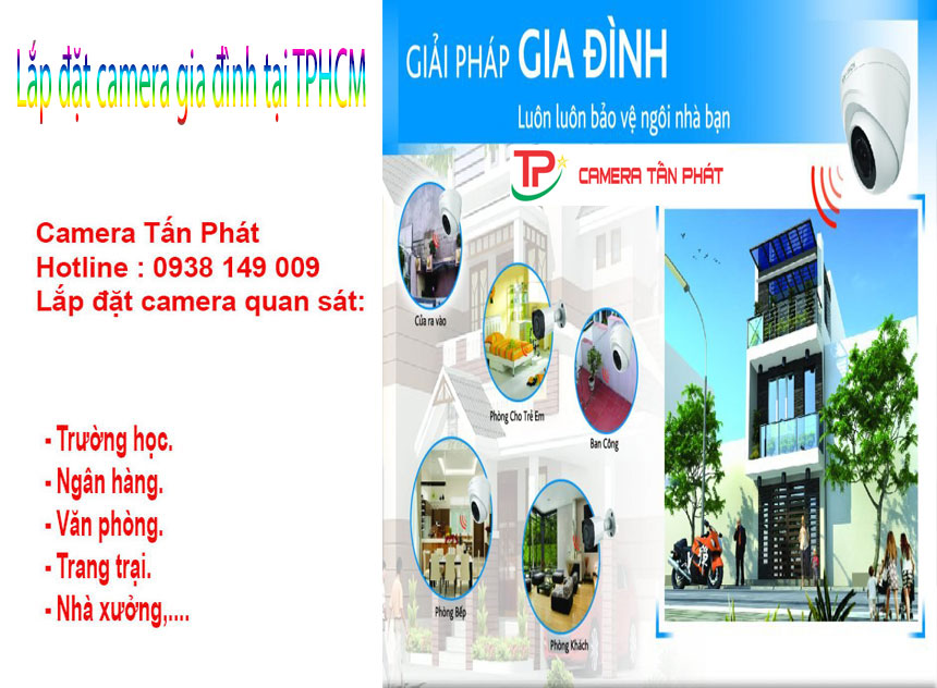 Lắp đặt camera gia đình quận Phú Nhuận