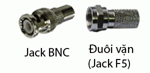 Đầu Jack nối BNC camera