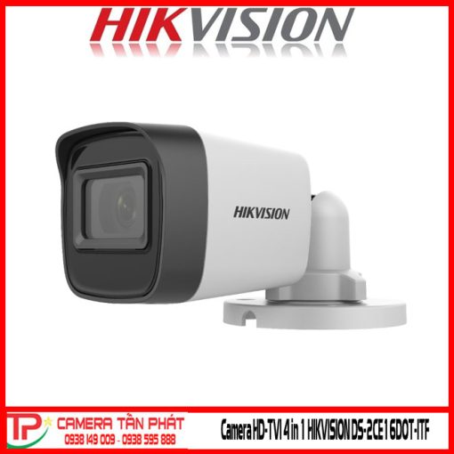 Camera Hd-Tvi 4 In 1 Hikvision Ds-2Ce16D0T-Itf