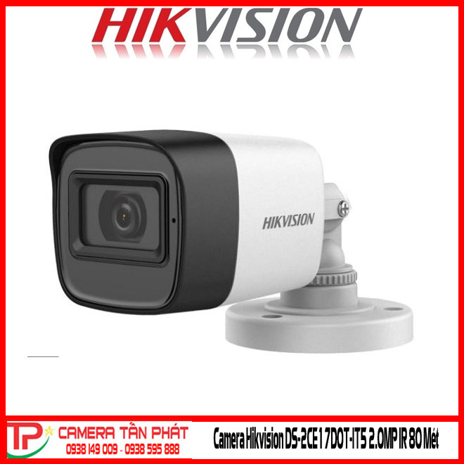 Camera Hikvision Ds-2Ce17D0T-It5 2.0Mp Ir 80