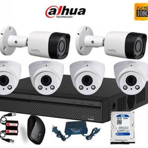 Lắp đặt trọn bộ 6 camera giám sát 4.0MP Dahua