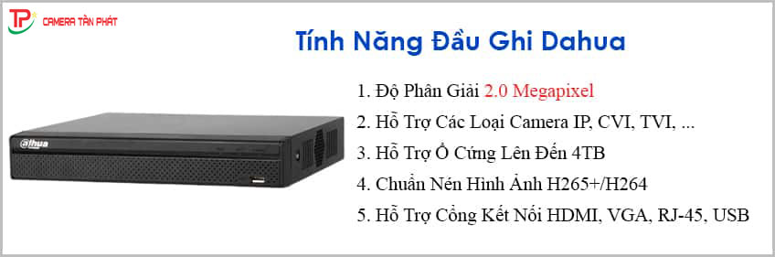 Lắp đặt trọn bộ 6 camera IP giám sát 2.0MP Dahua