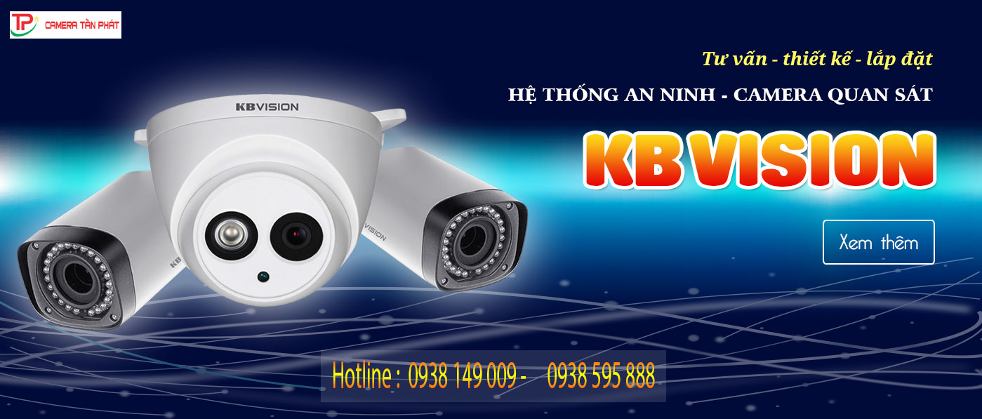 Lắp đặt trọn bộ 3 camera giám sát 2.0MP KBvision