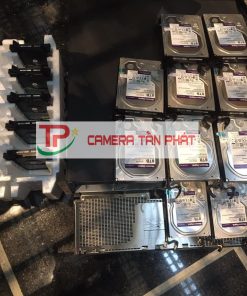 Hình ảnh thi công bào trì lắp đặt camera tại Tấn Phát