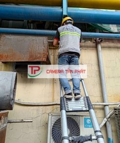 Hình ảnh thi công bào trì lắp đặt camera tại Tấn Phát