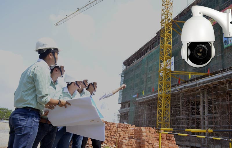 Lắp đặt camera công trường 1 Lắp đặt camera công trường
