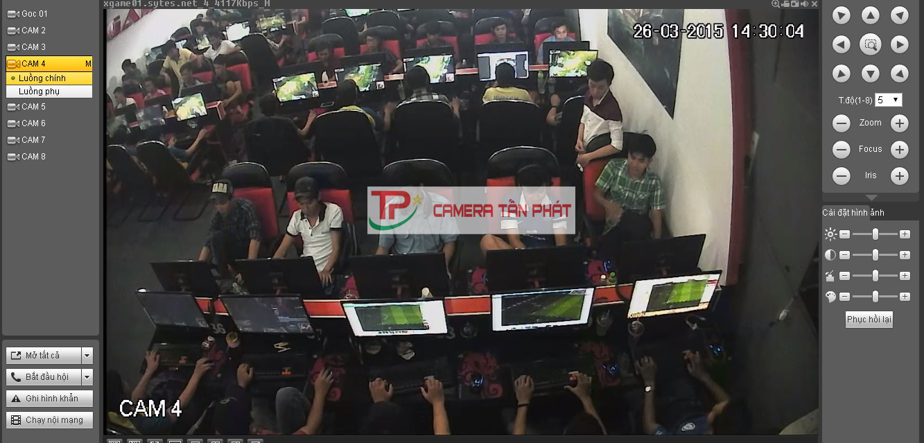 Lăp đặt camera phòng nét