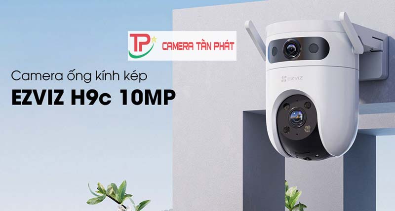Review chi tiết camera wifi quay quét Ezviz H9c ống kính kép