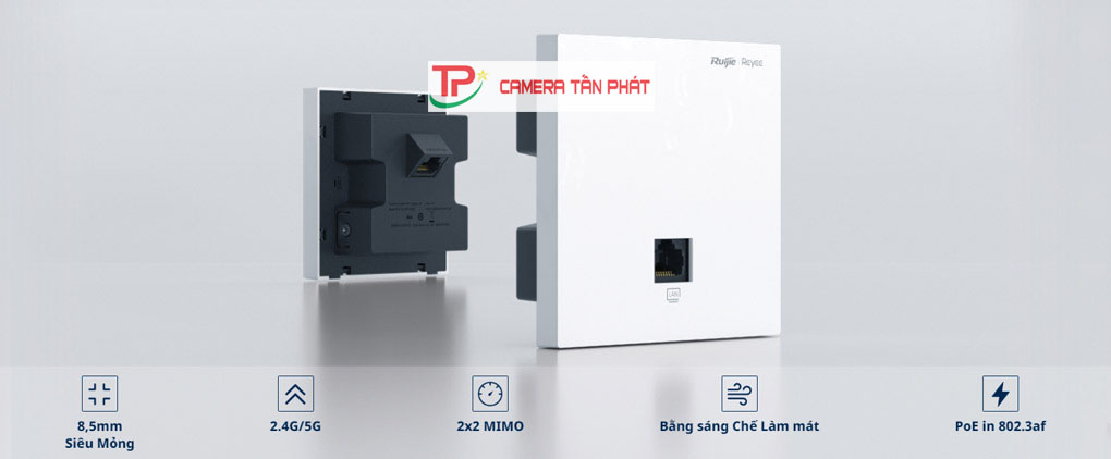 Review chi tiết access point gắn tường Ruijie RG-RAP1261 3 Review chi tiết access point gắn tường Ruijie RG-RAP1261