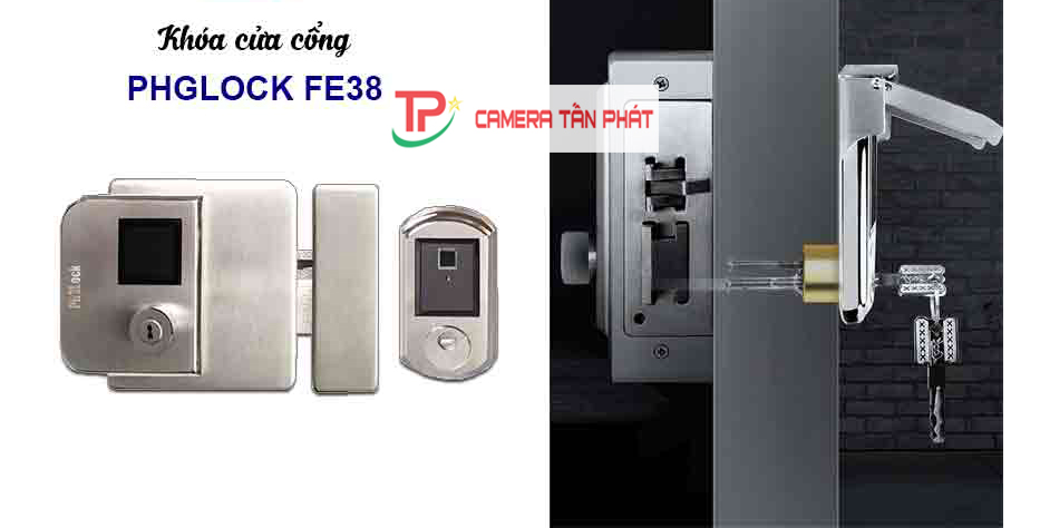 Review chi tiết khóa cổng vân tay ngoài trời PHGLock FE38 2 Review chi tiết khóa cổng vân tay ngoài trời PHGLock FE38