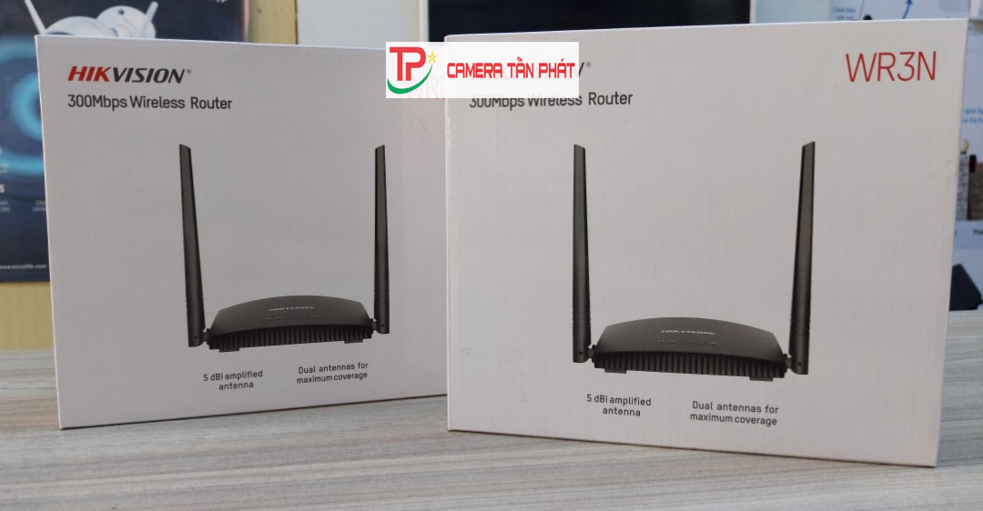 Cách cài đặt 2 router wifi với nhau nhanh và chính xác nhất! 1 Router wifi HIKVISION DS 3WR3N tan phat