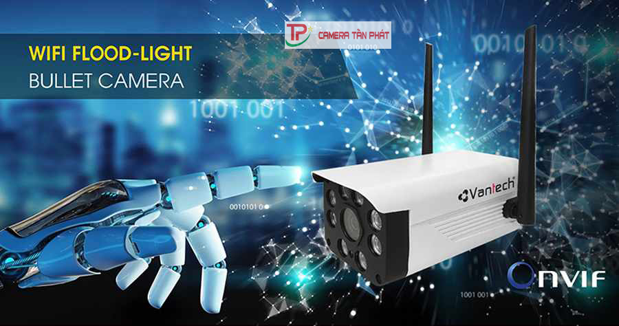 Camera IP Vantech VP-253: Mắt thần thông minh cho văn phòng 2 camera ip wifi 6mp vantech