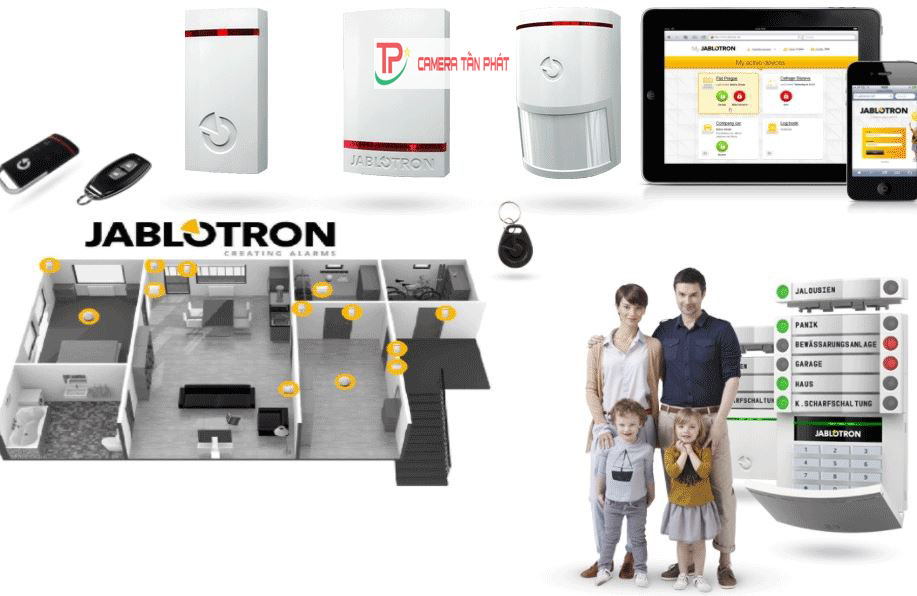 Hệ thống báo động Jablotron 100 tiên tiến nhất hiện nay 3 he thong baodong jablotron 100